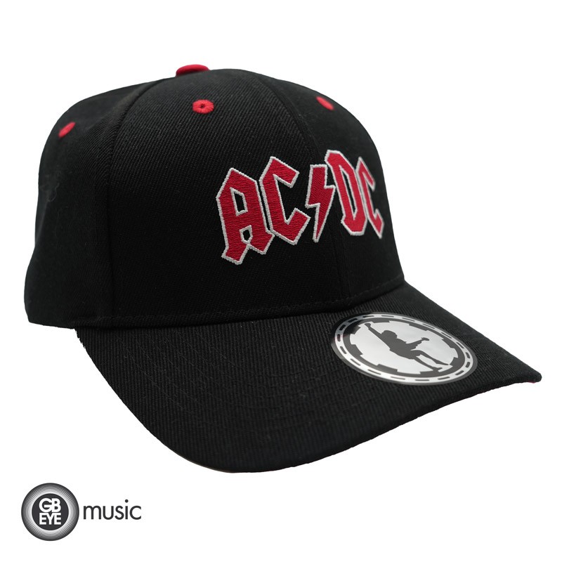 AC DC - Logo - schwarz-rot - Kappe (GBYCAP004)