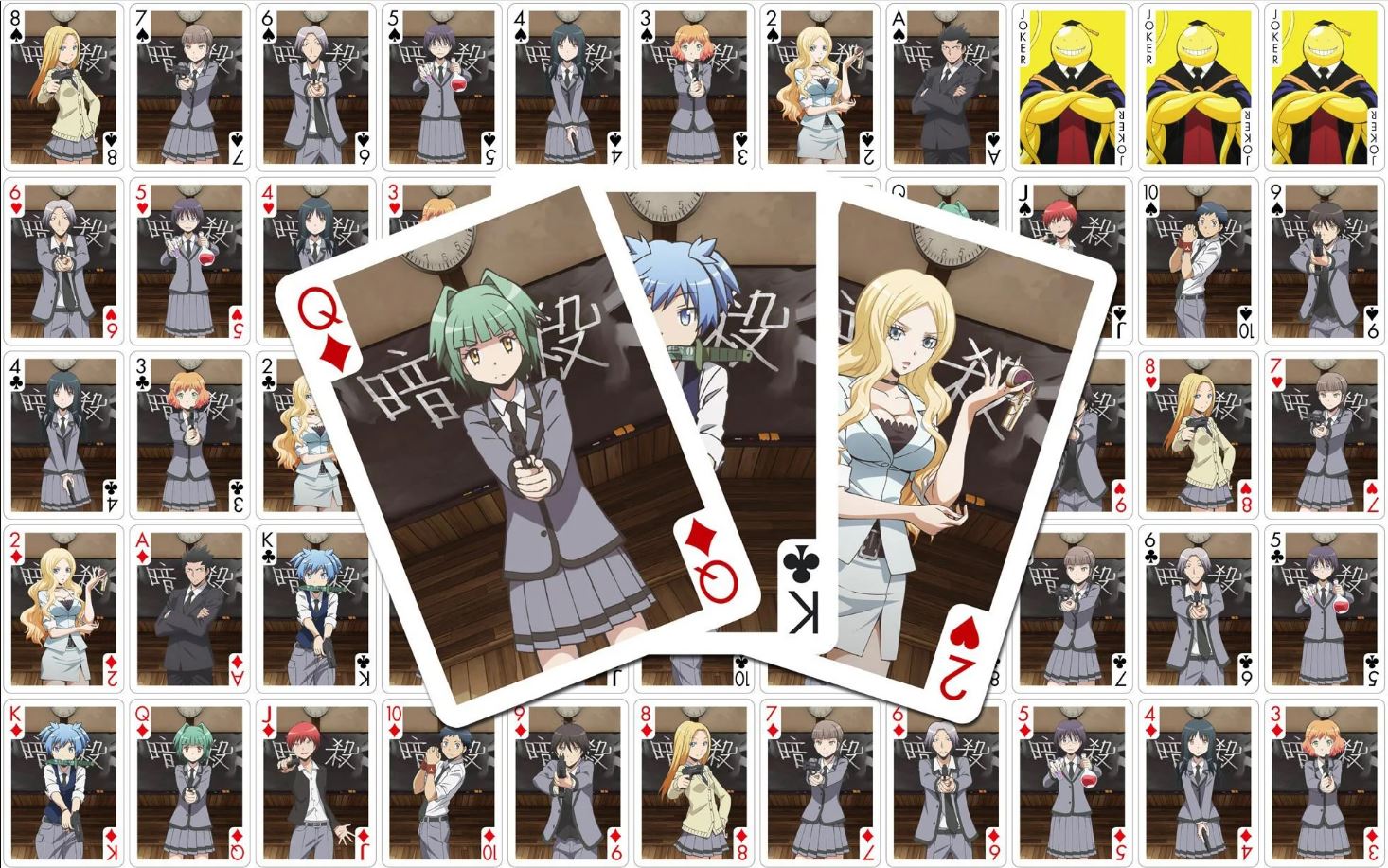 Assassination Classroom - Pokerkarten - Kartenspiel