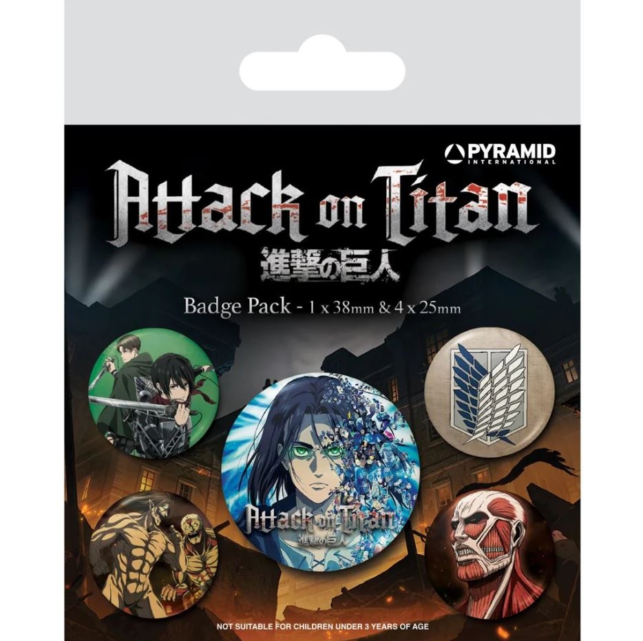 Attack on Titan - Staffel 4 - Badge Pack - Button