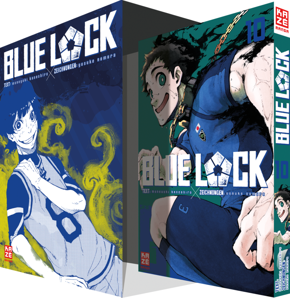 Blue Lock 10 Manga mit Sammelschuber (Neu)