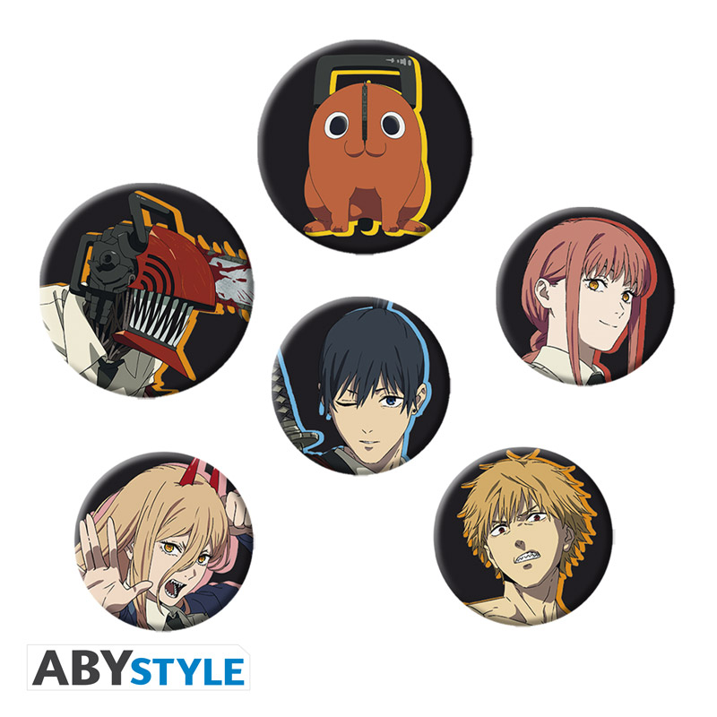 Chainsaw Man - Charaktere - Badge Pack - Button