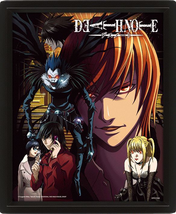 Death Note - Connected By Fate - 3D Rahmenbild
