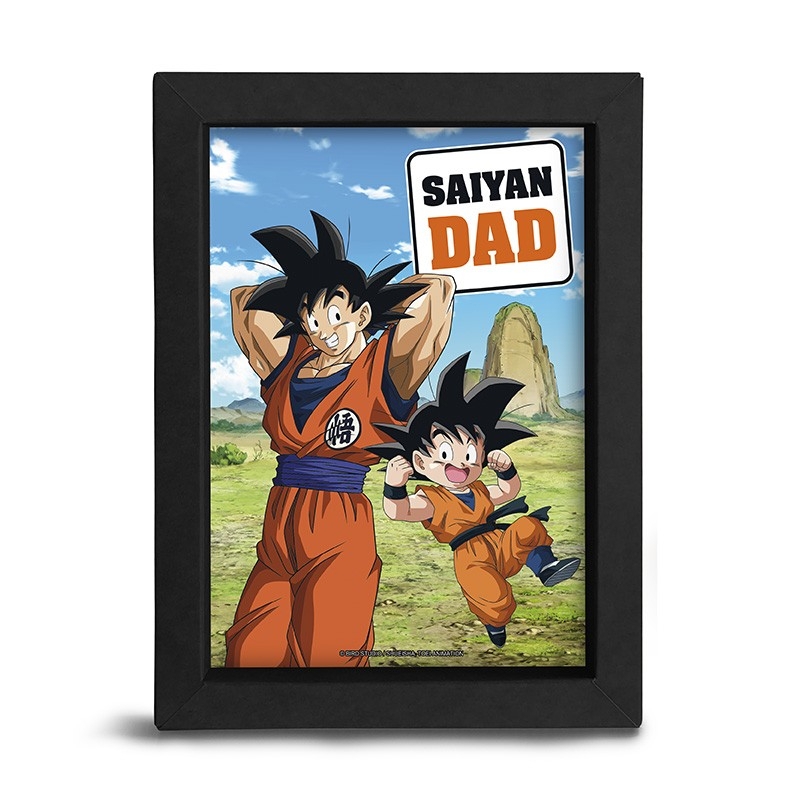 Dragon Ball Super - Saiyan Dad - 15x20 Rahmenbild
