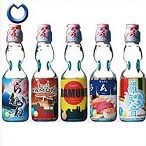 Hata Kousen Ramune Kimura 200ml Flasche in verschiedenen Designs