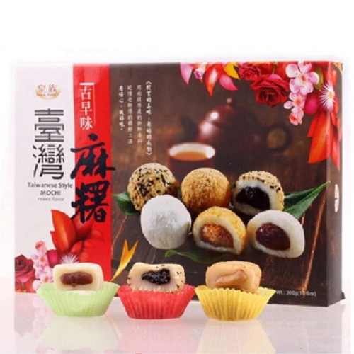 Mochi - Klebreiskuchen - Taiwanese Style mixed flavour in Geschenk-Box 300g