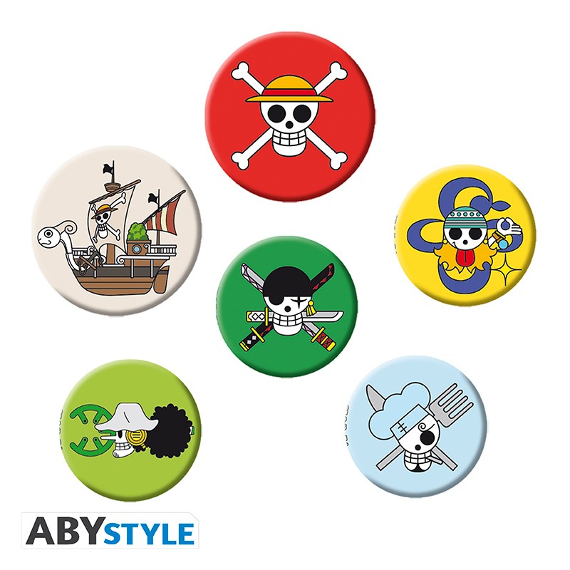 One Piece - Skulls 1 - Badge Pack - Buttons