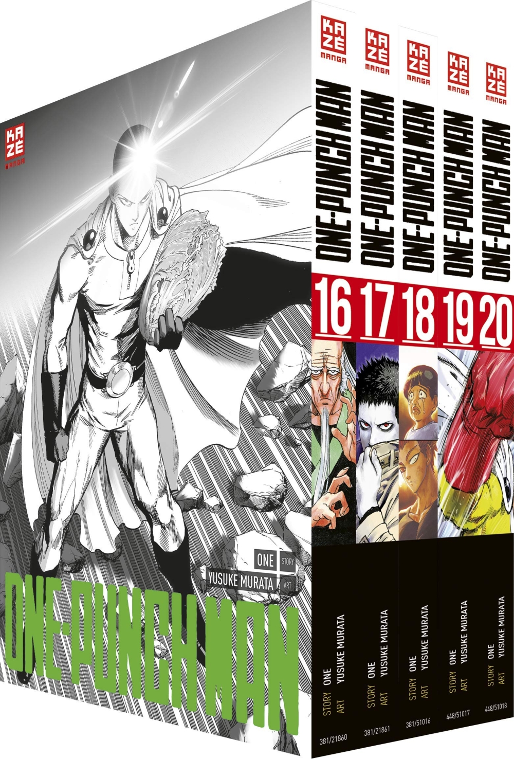 One-Punch Man - Band 16-20 im Sammelschuber Manga (Neu)