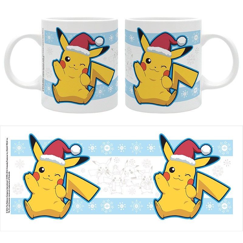 POKEMON - Mug - 320ml - Pikachu Santa Christmas