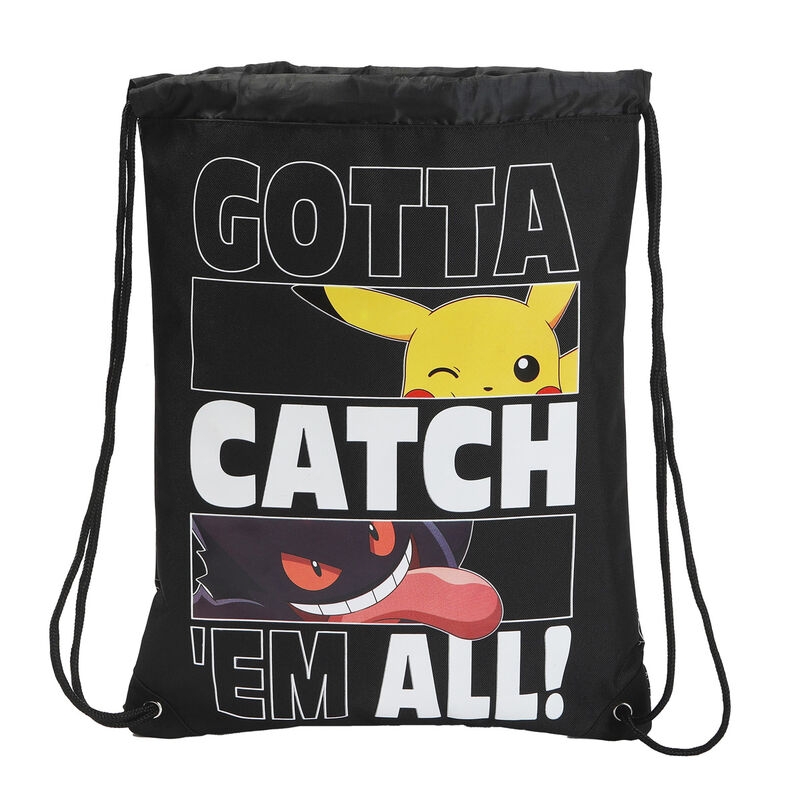 Pokemon - Gotta Catch Em All - Pikachu & Gengar - Sportbeutel - Tasche