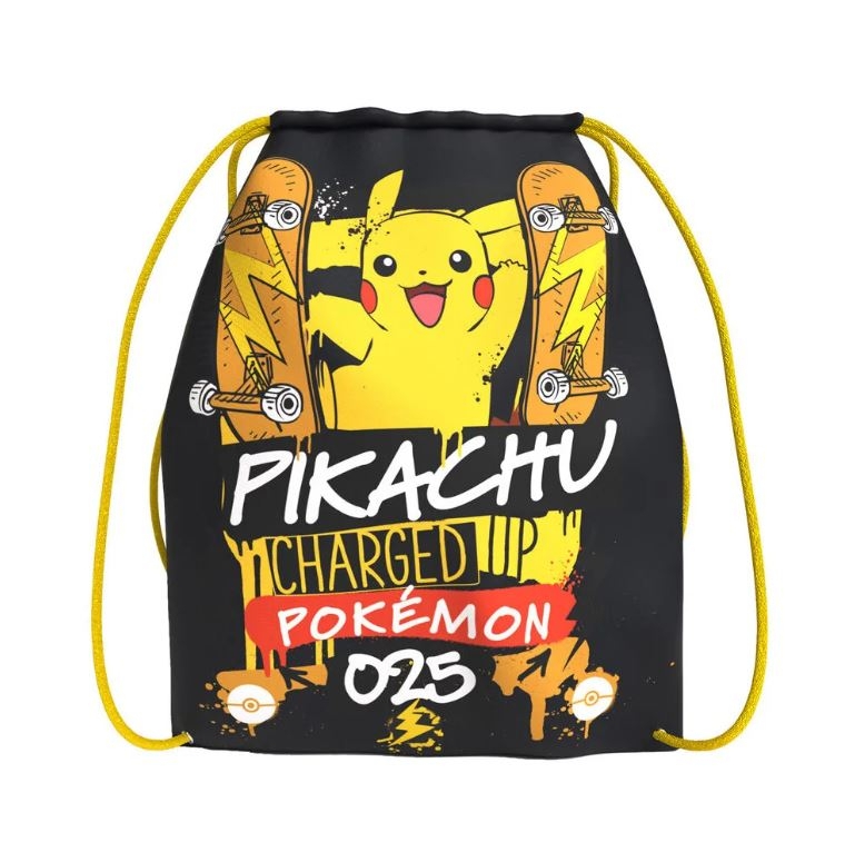 Pokemon - Pikachu - Skateboard - Sportbeutel - Tasche