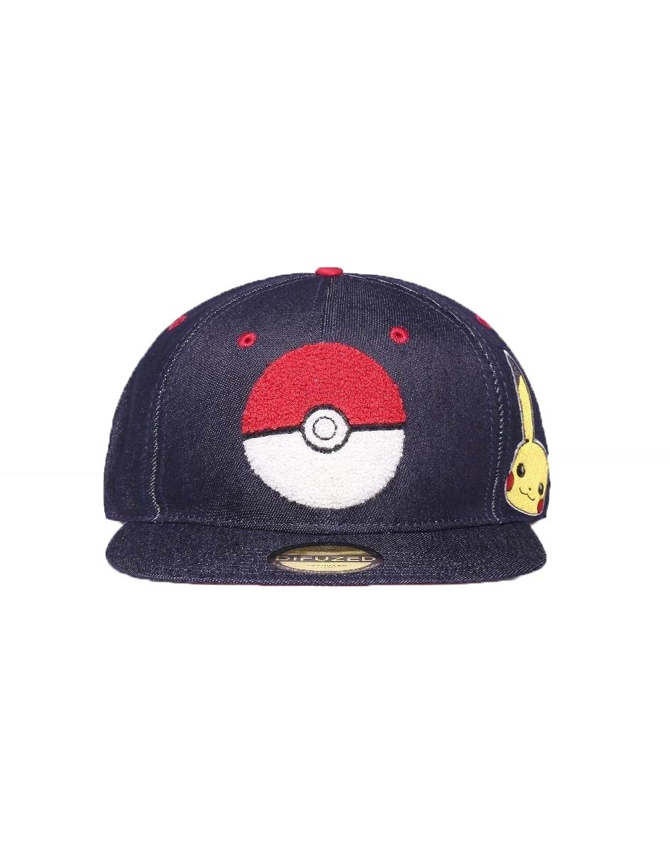 Pokémon - Pokeball & Pikachu Denim - Snapback
