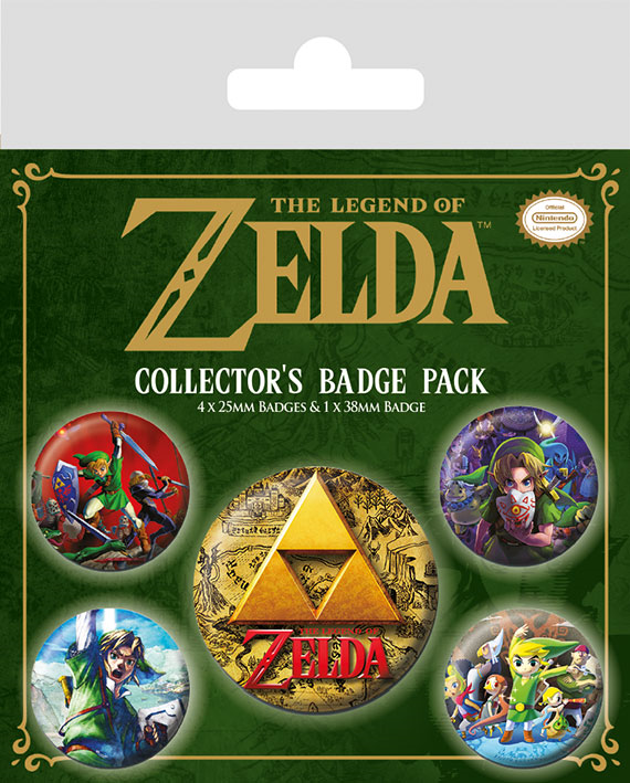 The Legend Of Zelda - Collectors Badge Pack - Button