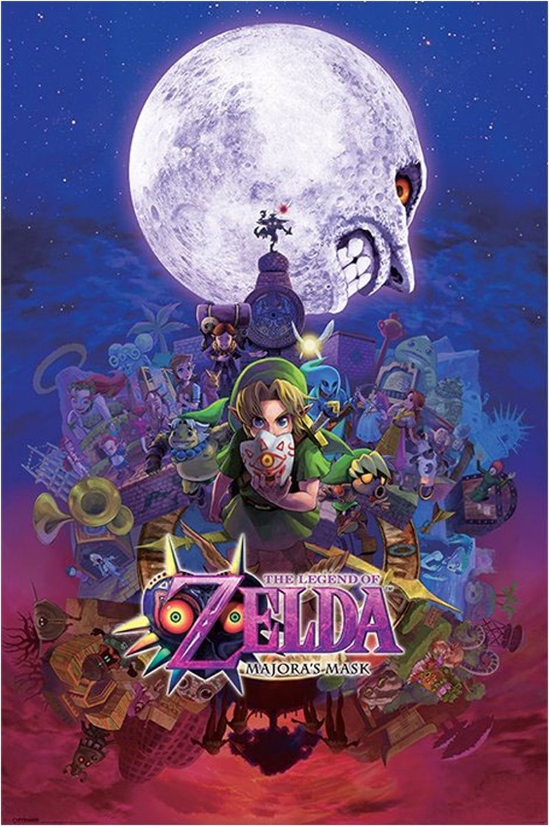 The Legend Of Zelda - Majoras Maske - 91,5x61 Poster