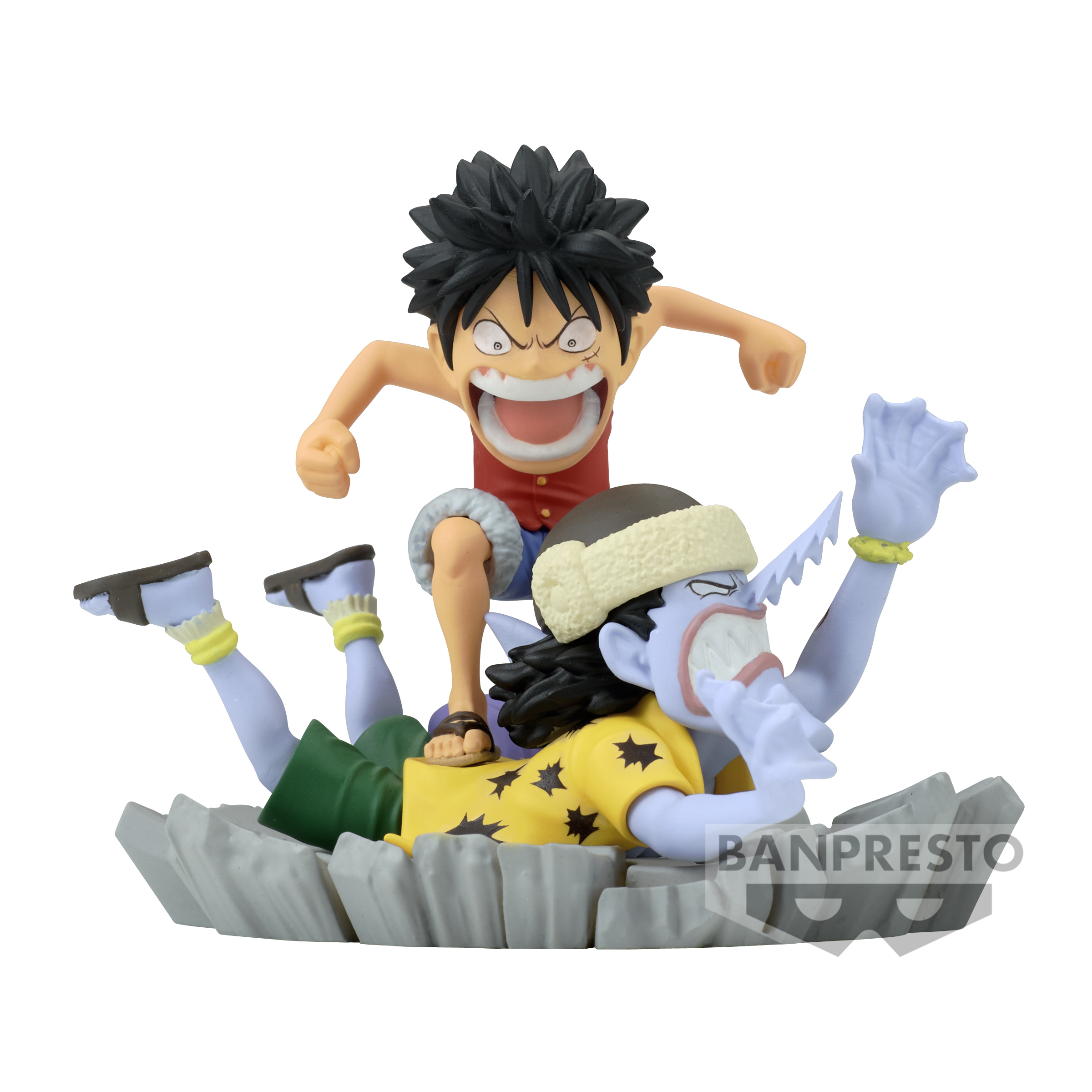PREORDER - WAVE 114 - One Piece - Luffy vs Arlong - World Collectable Figure Log Stories - 7cm PVC Figure