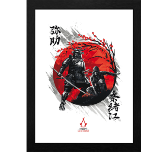 Assassins-Creed-Shadows-Yasuke-Naoe-Print-30x40cm-Rahmebild- Assassins-Creed-Shadows-Yasuke-Naoe-Print-30x40cm-Rahmebild-