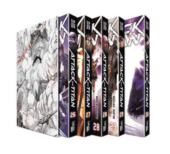 Attack-on-Titan-26-30-Manga-im-Sammelschuber-Neu-1