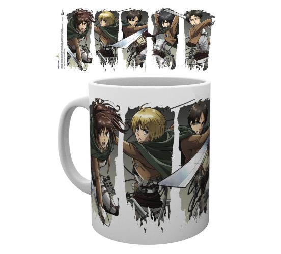 Attack-on-Titan-Charakter-Collage-300ml-Tasse-1 Attack-on-Titan-Charakter-Collage-300ml-Tasse-1