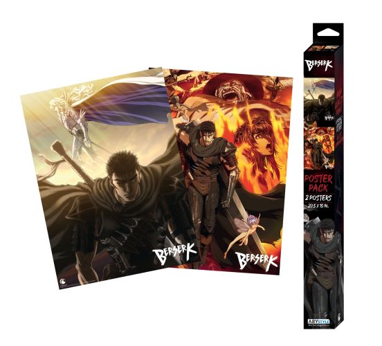 Berserk-Artworks-Chibi-Poster-Set-52x38-Poster-1