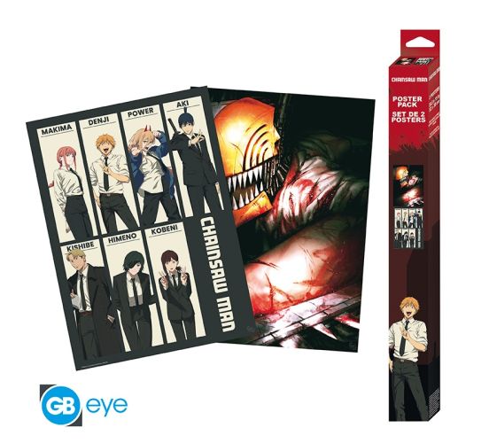 Chainsaw-Man-Devil-Hunters-Chibi-52x38cm-Poster-1