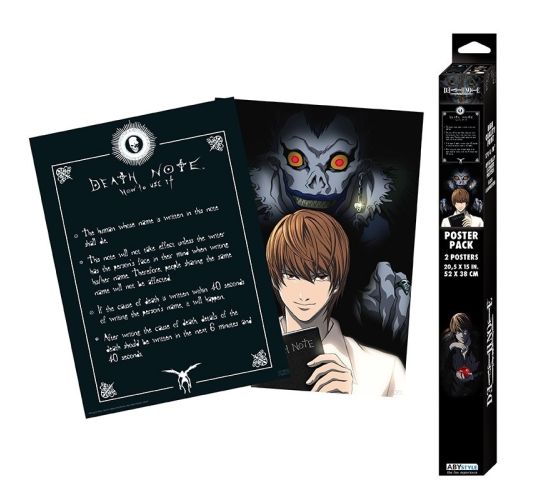 Death-Note-Light-Death-Note-Chibi-Poster-Set-52x38-Poster-1