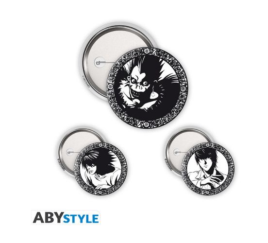 Death-Note-Light-L-Ryuk-Buttons-Set-1
