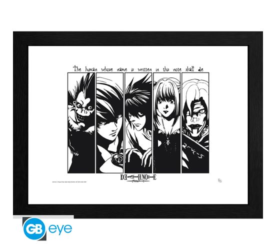 Death-Note-Usual-Suspects-30x40cm-Bilderrahmen-1