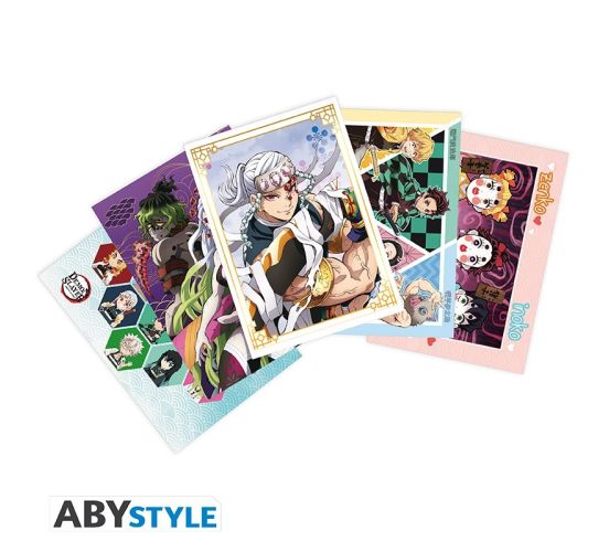 Demon-Slayer-Entertainment-District-Arc-Postkarten-Set-1 Demon-Slayer-Entertainment-District-Arc-Postkarten-Set-1