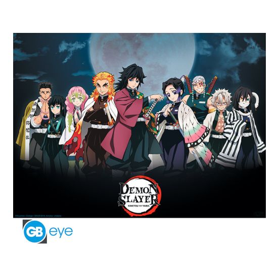 Demon-Slayer-Saeulen-52x38cm-Chibi-Poster-1