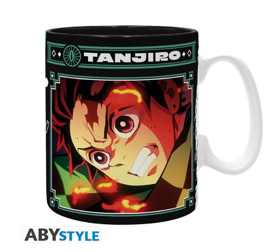 Demon-Slayer-Tanjiro-black-green-460ml-Tasse-1