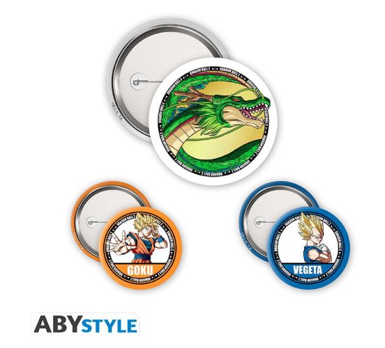 Dragon-Ball-Goku-Vegeta-Shenron-Badge-Pack-1
