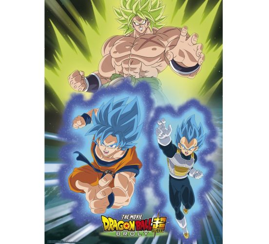 Dragon-Ball-Super-Broly-vs-Goku-Vegeta-52x38-Chibi-Poster-1