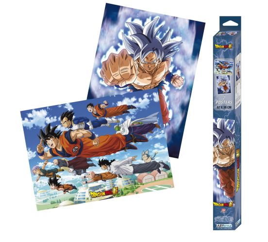 Dragon-Ball-Super-Goku-und-Freunde-Chibi-Poster-Set-52x38-Po