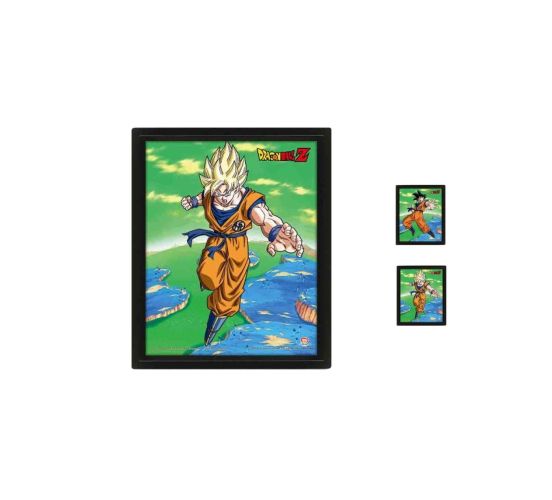 Dragon-Ball-Z-Super-Saiyan-Transformation-26x20-3D-Rahmenbil Dragon-Ball-Z-Super-Saiyan-Transformation-26x20-3D-Rahmenbil