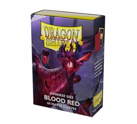 Dragon-Shield-Blood-Red-Juusouken-Japanese-Matte-Sleeves-60- Dragon-Shield-Blood-Red-Juusouken-Japanese-Matte-Sleeves-60-