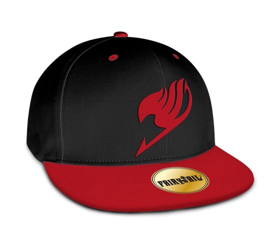 Fairy-Tail-Schwarz-Rot-Snapback-Kappe-1