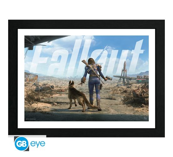 Fallout-Sole-Female-Survivor-30x40cm-Rahmenbild-1