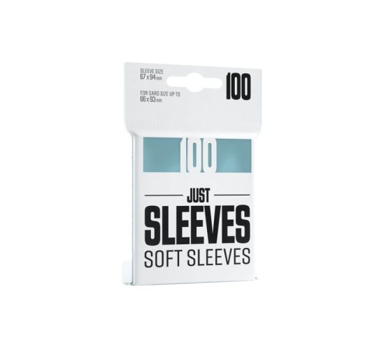 Gamegenic-Just-Sleeves-Soft-Sleeves-Transparent-100-Sleeves-