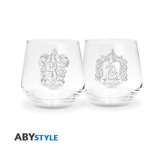 Harry-Potter-Gryffindor-Slytherin-2-Glass-Set-30cl-Tasse-1