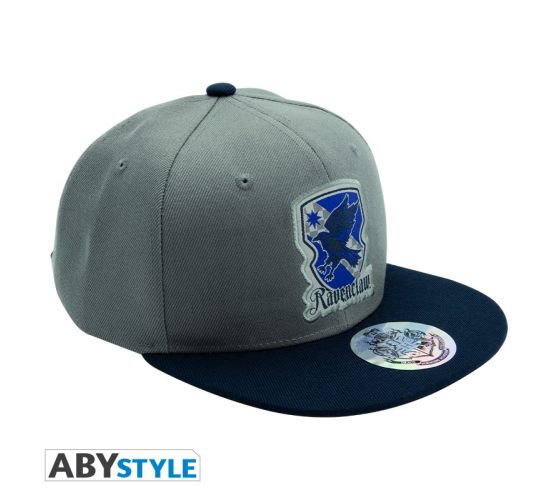 Harry-Potter-Ravenclaw-grau-blau-Snapback-Kappe-1