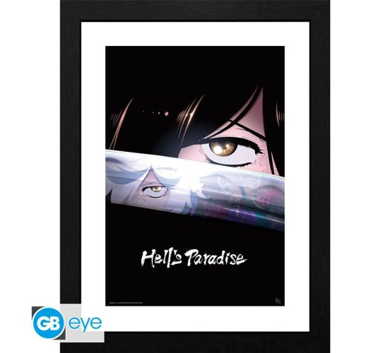 Hells-Paradise-Teaser-Art-S1-30x40cm-Gerahmtes-Bild-1