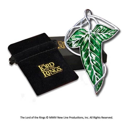 Herr-der-Ringe-Elbische-Blattbrosche-versilbert-Brosche-1
