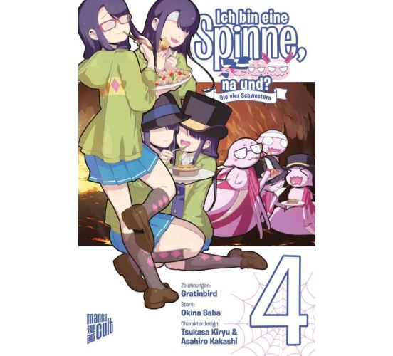 ICH-BIN-EINE-SPINNE-NA-UND-Die-vier-Schwestern-04-Manga-Neu-