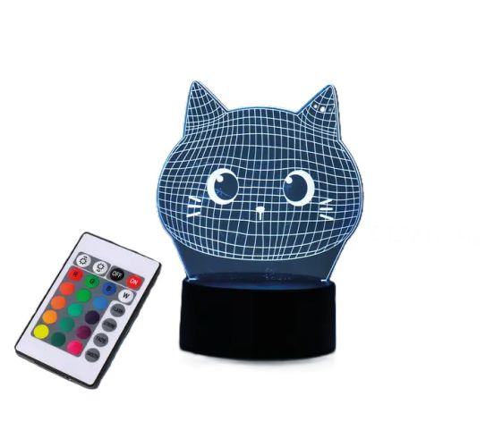 Itotal-Katze-3D-20cm-Tischlampe-1 Itotal-Katze-3D-20cm-Tischlampe-1