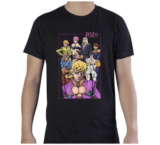Jojos-Bizarre-Adventure-Group-schwarz-T-Shirt-1