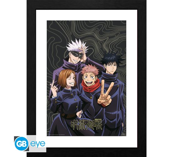 Jujutsu-Kaisen-Team-30x40cm-Rahhmenbild-1