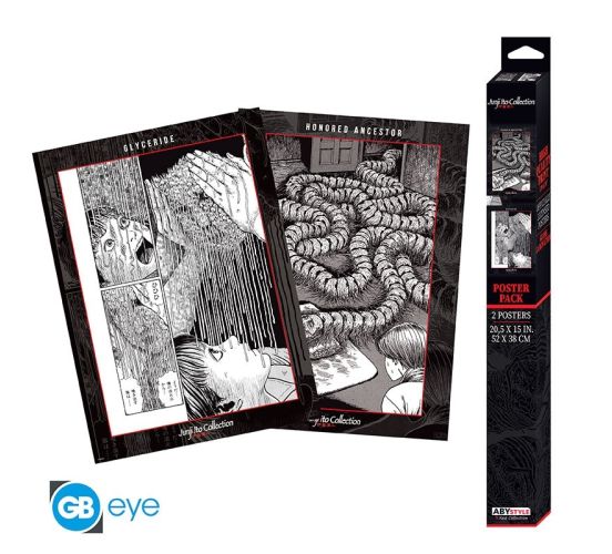 Junji-Ito-Collection-Artworks-Chibi-Poster-Set-52x38-Chibi-P