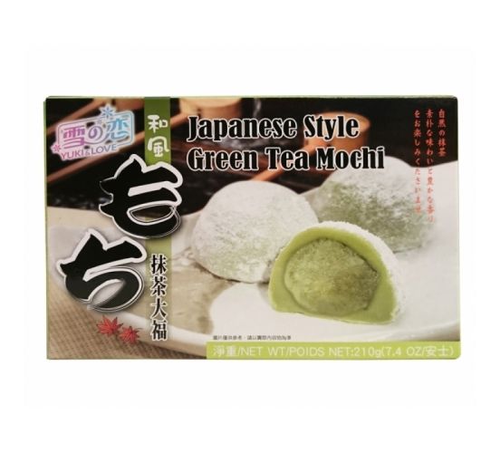 Mochi-Klebreiskuchen-Green-Tea-in-Geschenk-Box-210g-Yuki-Lov