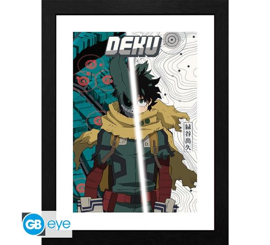 My-Hero-Academia-Dunkeler-Deku-30x40cm-Rahmenbild-1