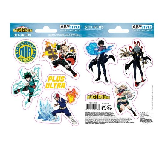 My-Hero-Academia-Heroes-Villains-16x11cm-Sticker-Set-1