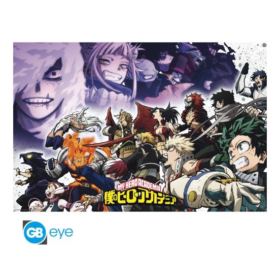 My-Hero-Academia-Heroes-vs-Vilains-Maxi-9150x61cm-Poster-1